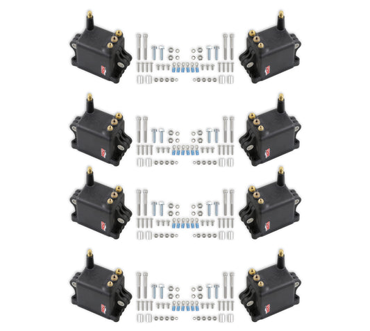 MSD Ignition Coil - High Output - 8-Pack - Black 828038