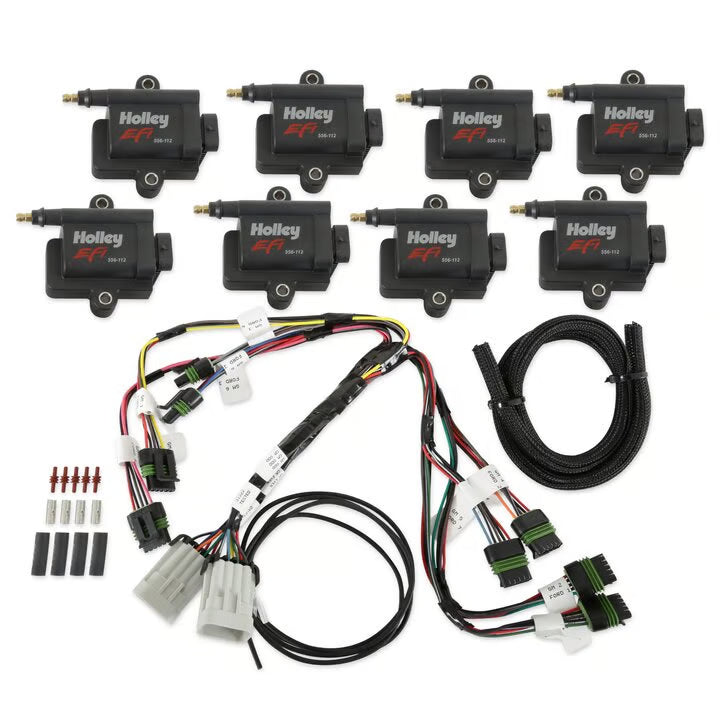 Holley Smart Coil - Set of 8 w/ Harness 556-127