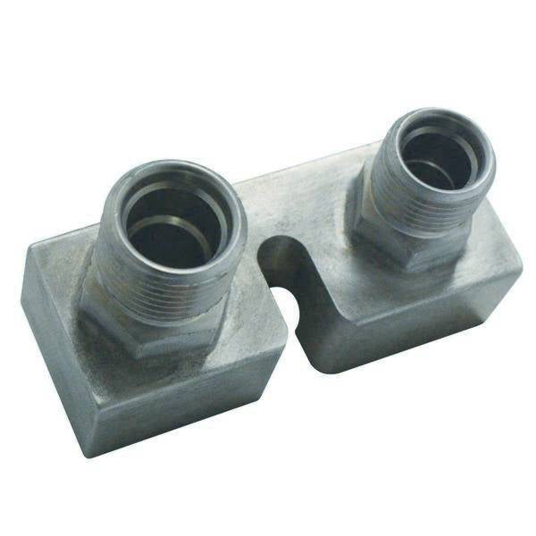 VIN045017 Ford Compressor Block Fi tting Straight #8 - #10