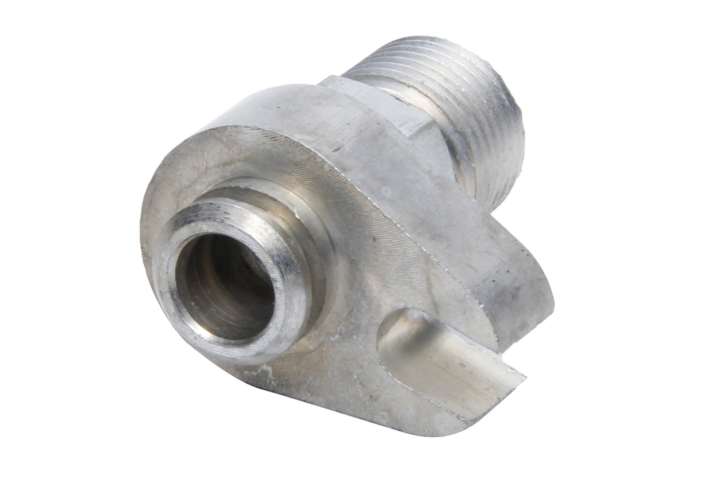 VIN045021 Chrome Hemi Compressor Block Fitting #10 Strait