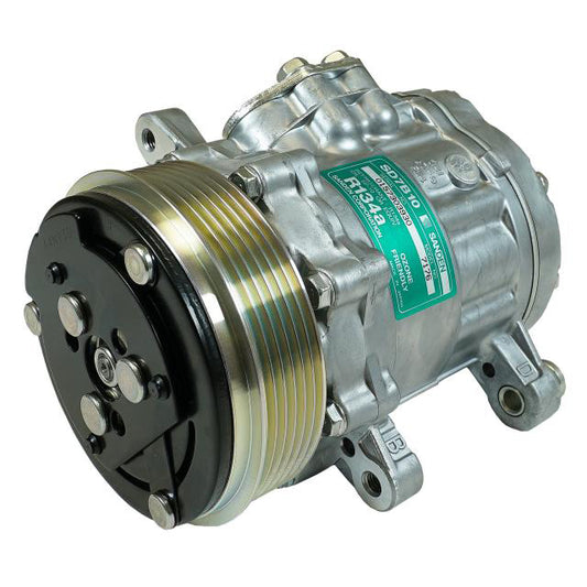 VIN04670-MTA Sanden A/C Compressor 6 Groove Standard Finish