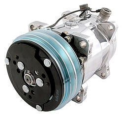 VIN04808-VUQ 508 Compressor POLISHED 2GROOVE PULLEY