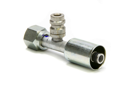 VIN35512-VUG #8 Straight Beadlock O-Ring Fitting w/Port