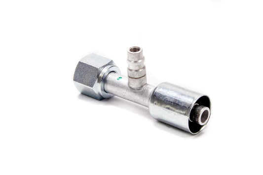 VIN35513-VUG #10 Straight Barb O-Ring Fitting w/Port