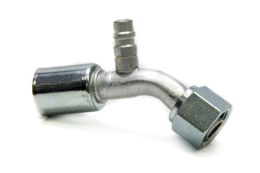 VIN35523-VUG #10 45 Degree Barb O-Ring Fitting w/Port